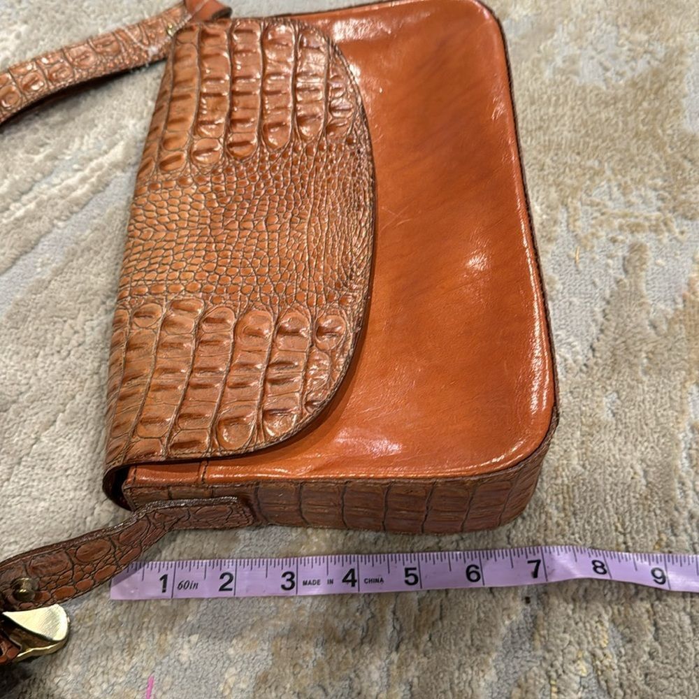 VTG Brahmin alligator skin light brown shoulder bag in amazing condition for age - Picture 15 of 16